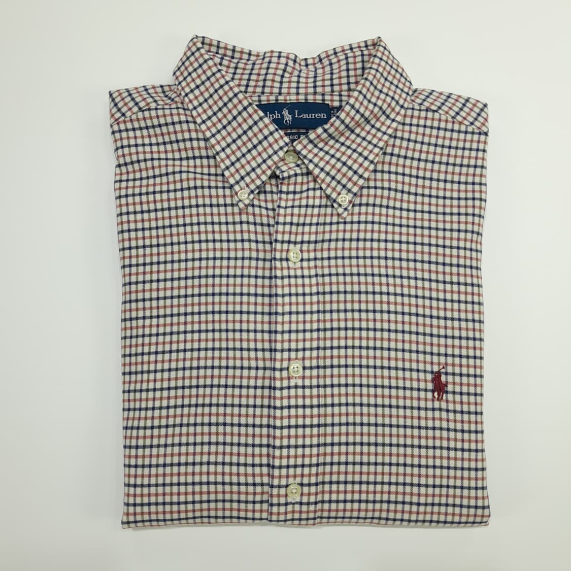 CN564 2XL 폴로 랄프로렌 멀티컬러 마이크로체크 긴팔 셔츠 남방 상품이미지8