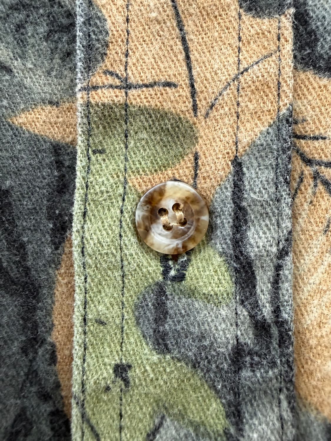 아비드 아웃도어 Avid Outdoor 00s 헤링본 울 셔츠 상품이미지5