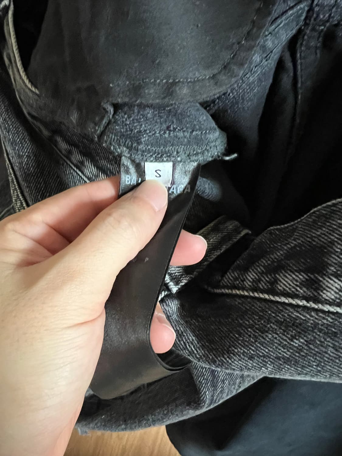 [S]발렌시아가 로스트테잎 플레어 데님 팬츠 상품이미지5