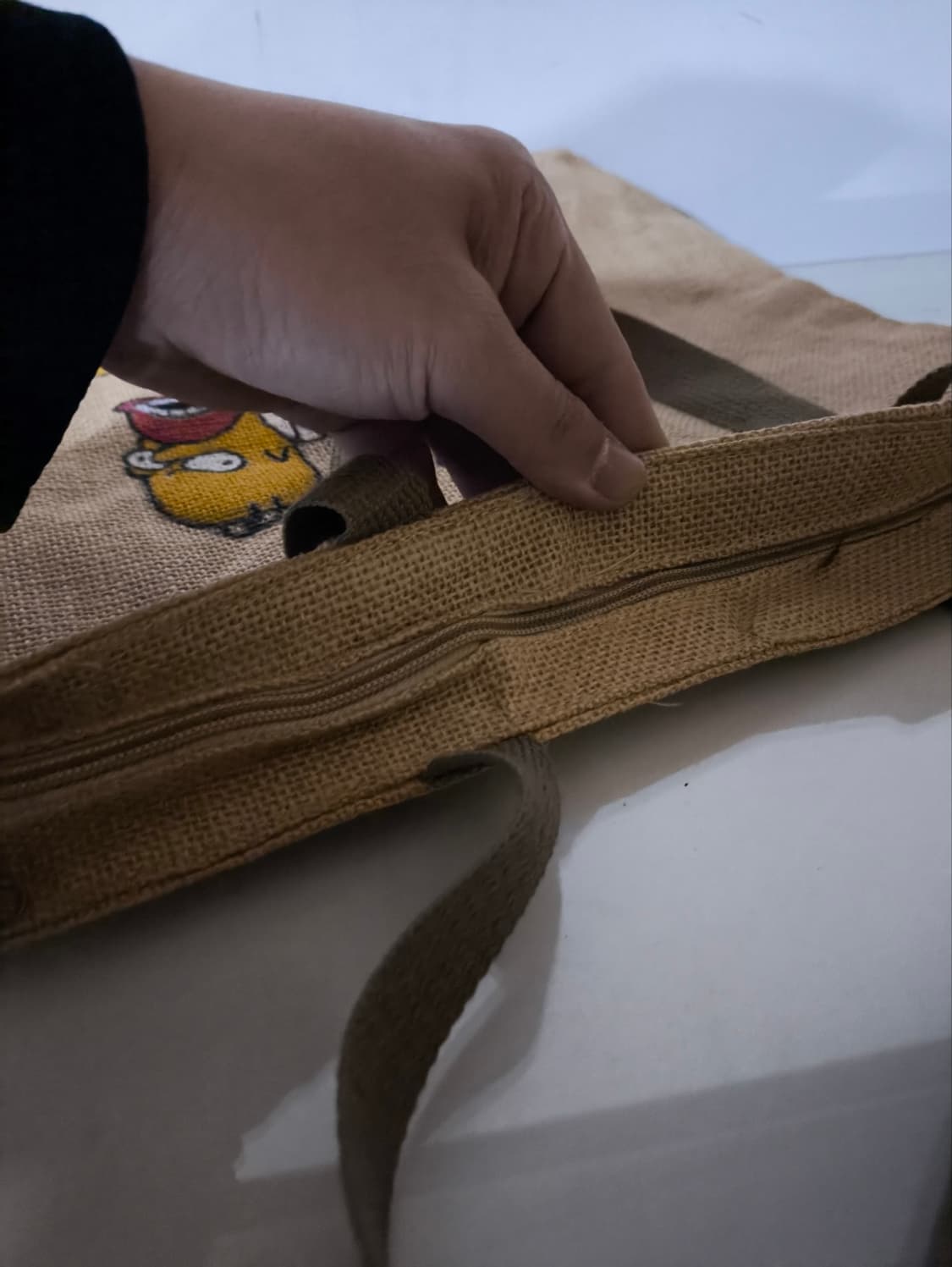 심슨 성조기베어 라탄 에코백 상품이미지4