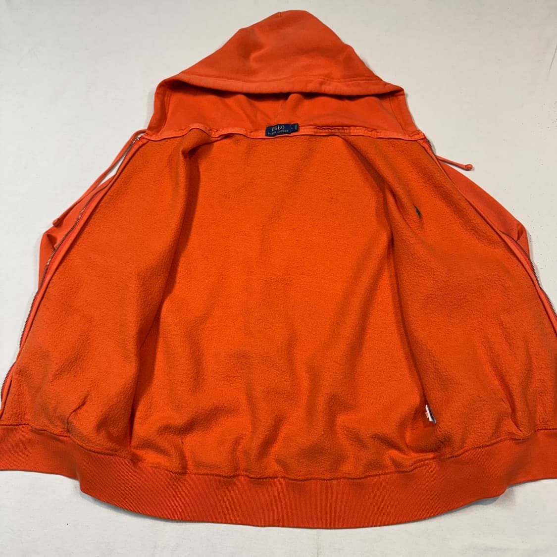 L) 폴로 랄프로렌 주황 오렌지 후드집업 상품이미지5