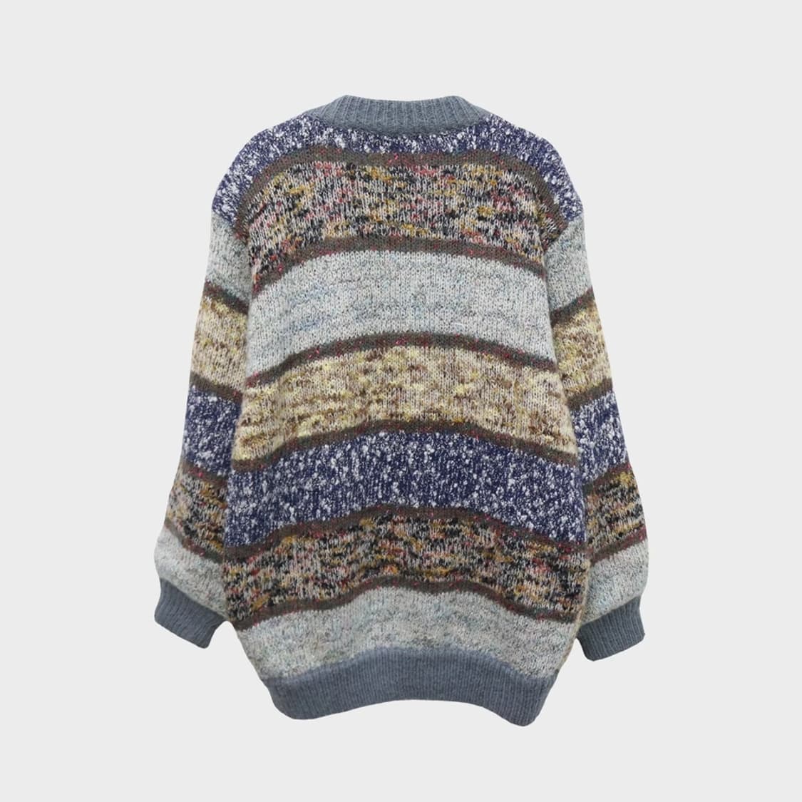 ASIANO 플라워 자수 울 혼방 가디건 60604 상품이미지2