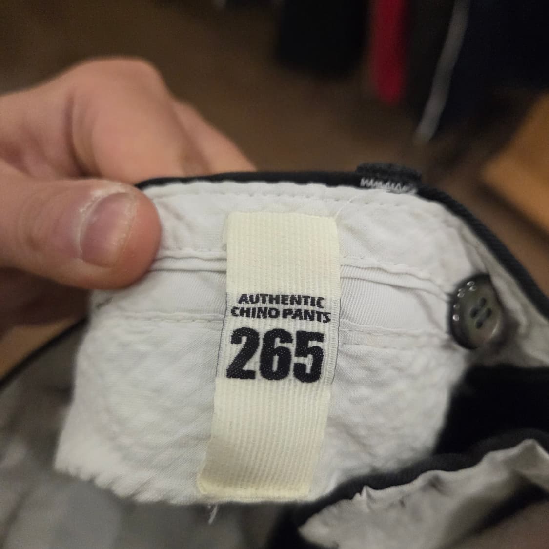 라이즈앤빌로우 265 치노팬츠 블랙 33 상품이미지4