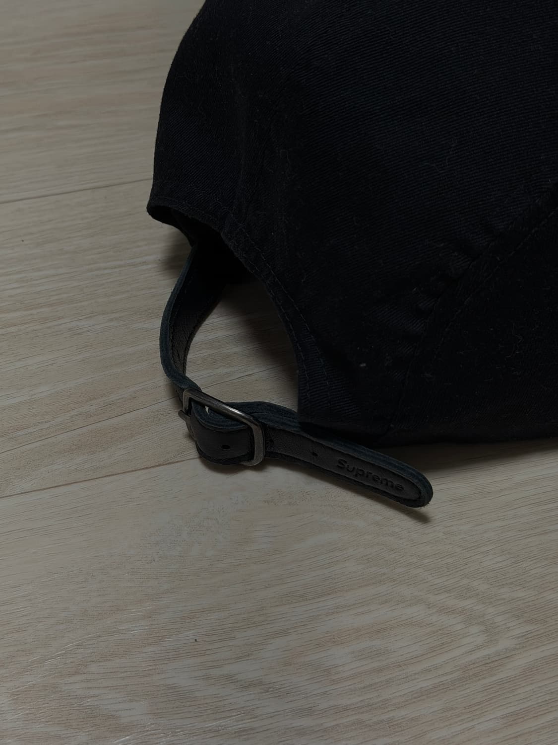 슈프림 워시드 치노 트윌 캠프캡 블랙 상품이미지3