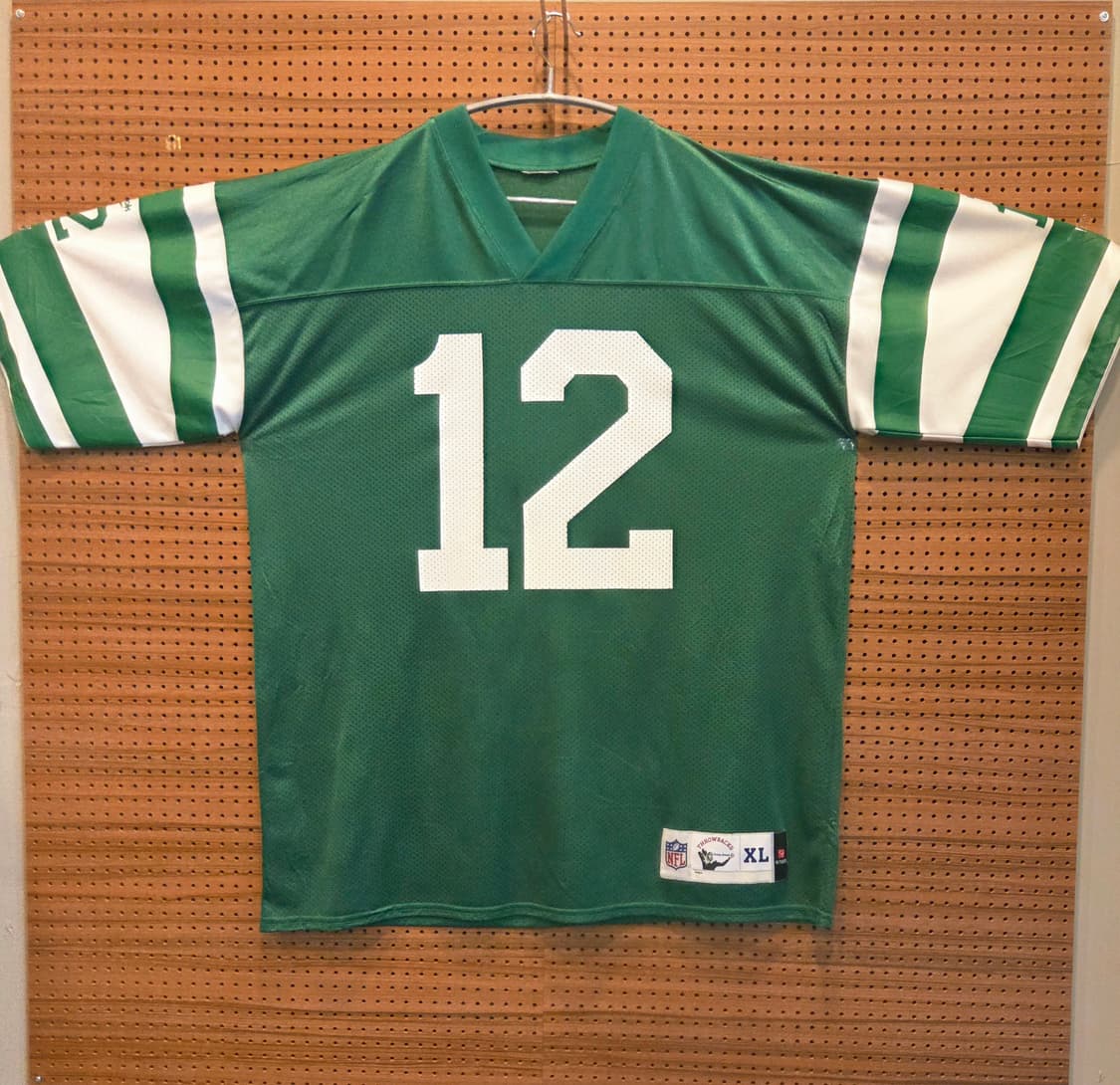 [XL] Reebok NFL 뉴욕 제츠 '조 네이머스' 스로우백 저지 상품이미지1