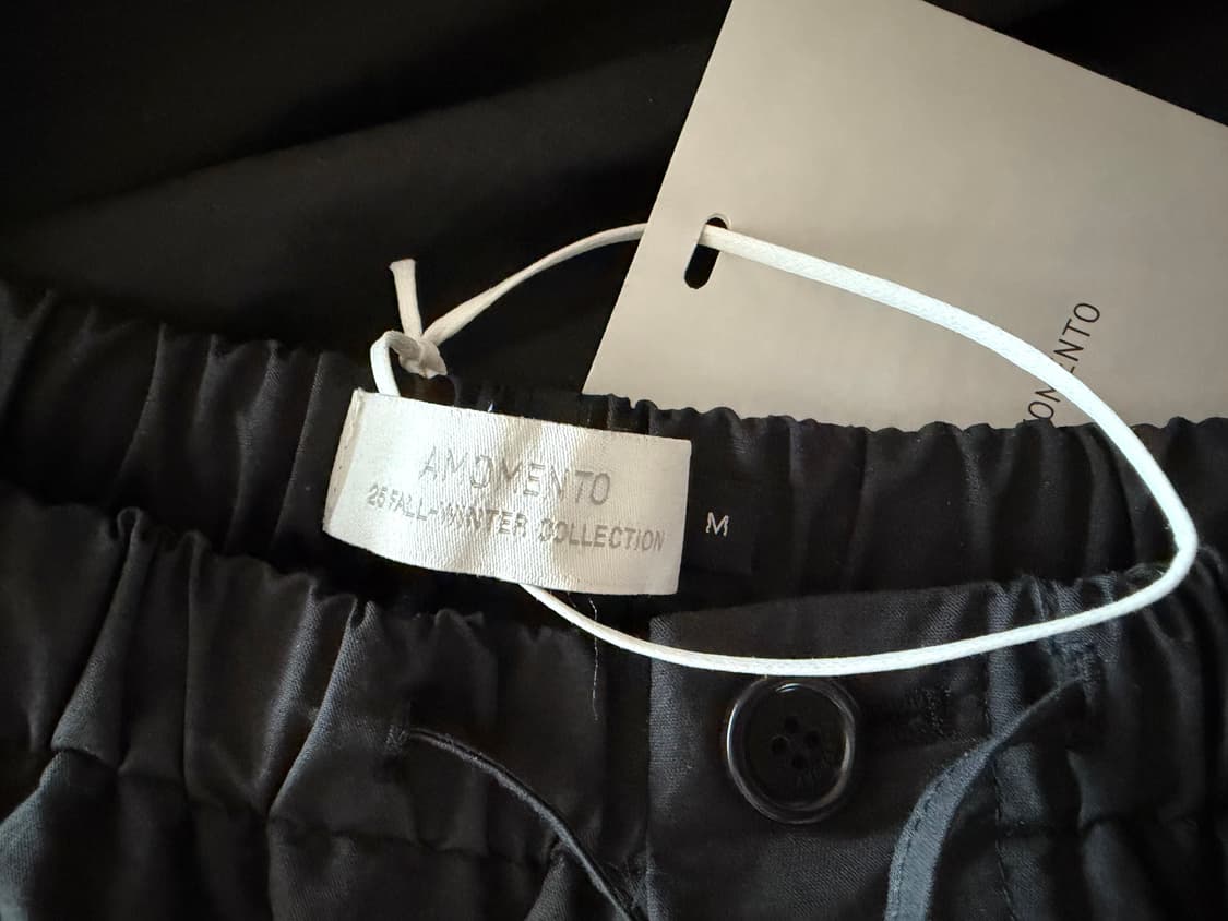 아모멘토 Drawstring Wide Fatigue Pants 상품이미지4