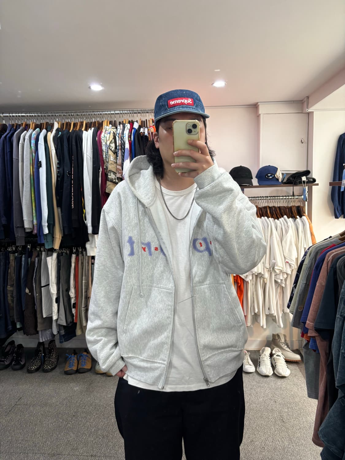스투시 닷 스포츠 후드집업 상품이미지4