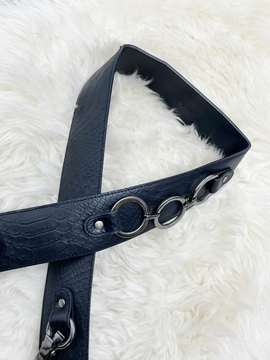 락시크 와이드 체인 레이어드 벨트 상품이미지5