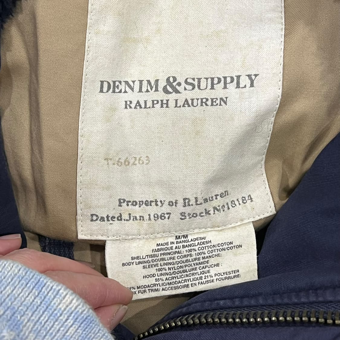 데님앤서플라이 n3b 점퍼 s08698 상품이미지7