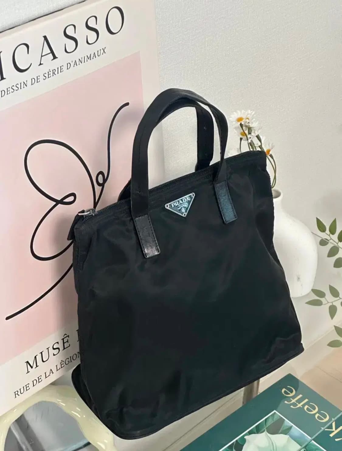 정품 프라다 포코노 나일론 토트백 핸드백 상품이미지2