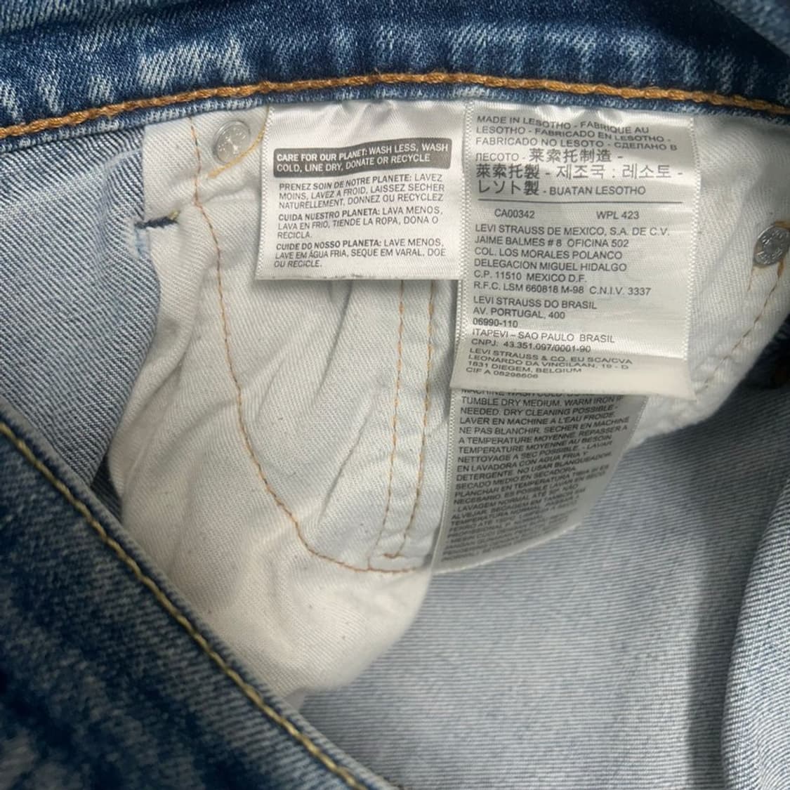 리바이스 505 데님팬츠 W32 L34 상품이미지7