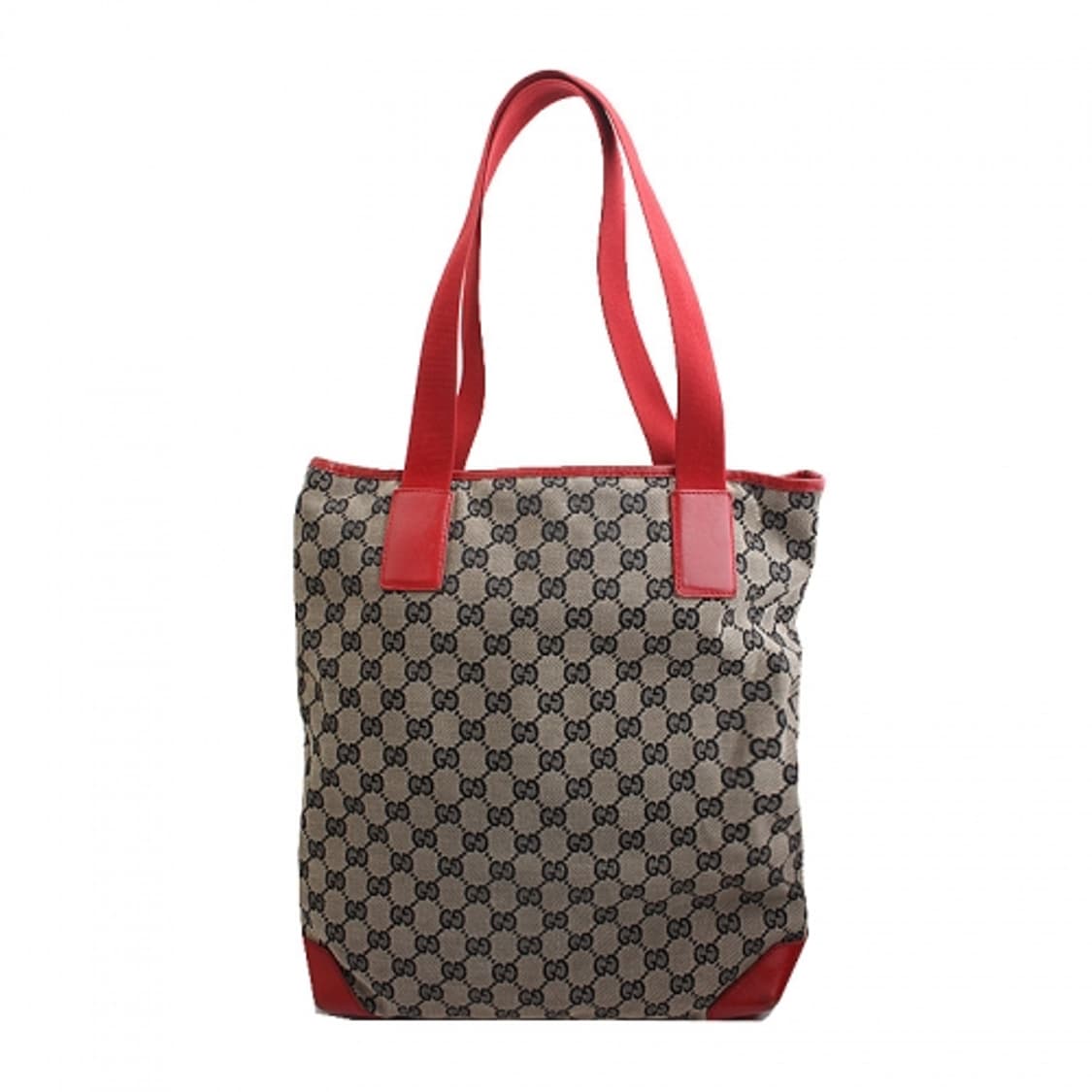 구찌 레드 트림 자카드 숄더백 상품이미지3