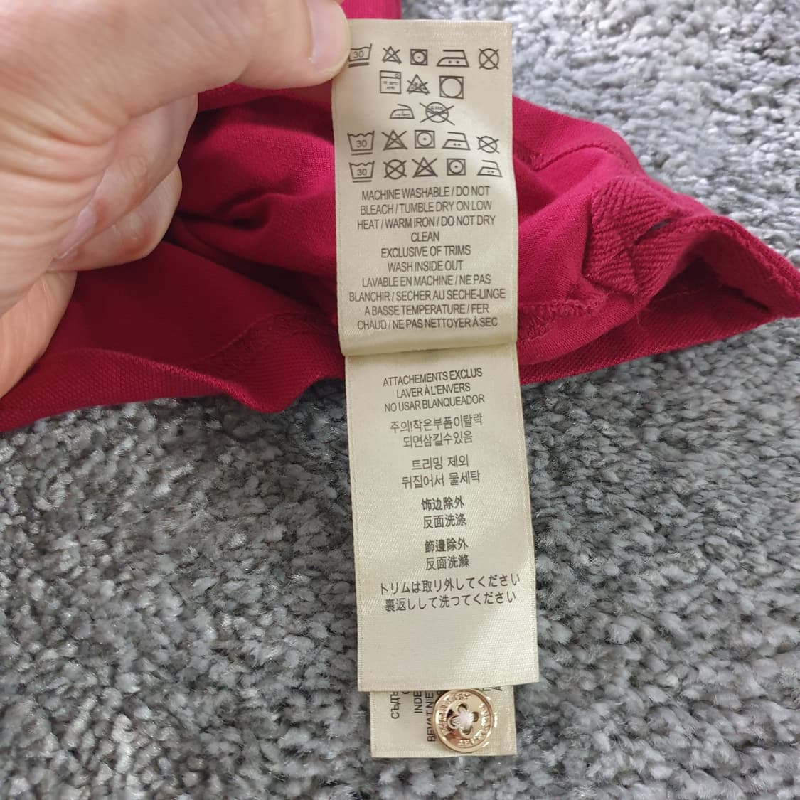[무료배송] BURBERRY 반팔 폴로 티셔츠 상품이미지8