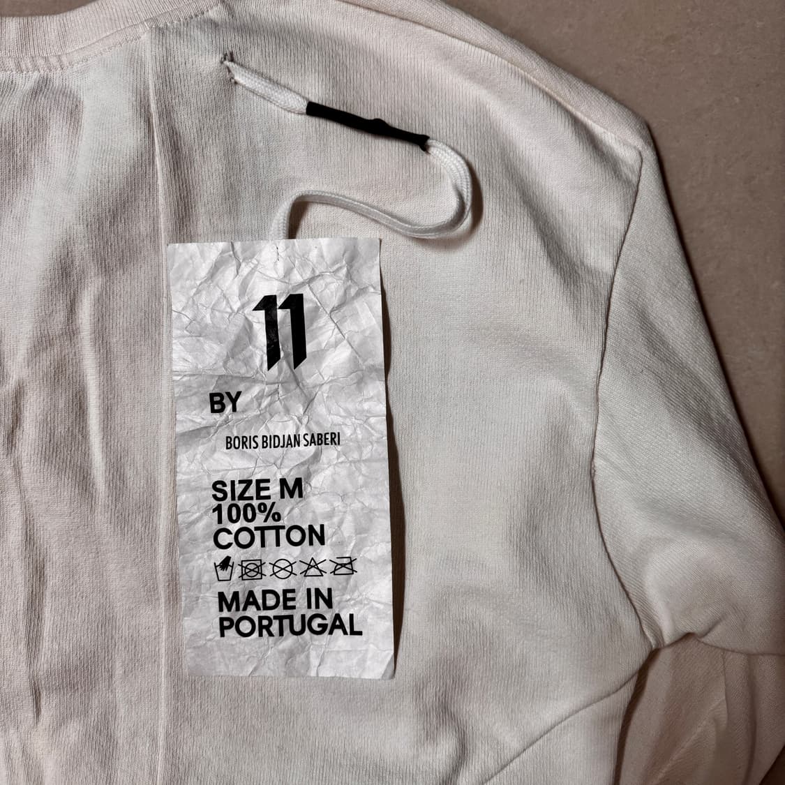 11 by 보리스 비잔 사베리 맨투맨 화이트 M 상품이미지4