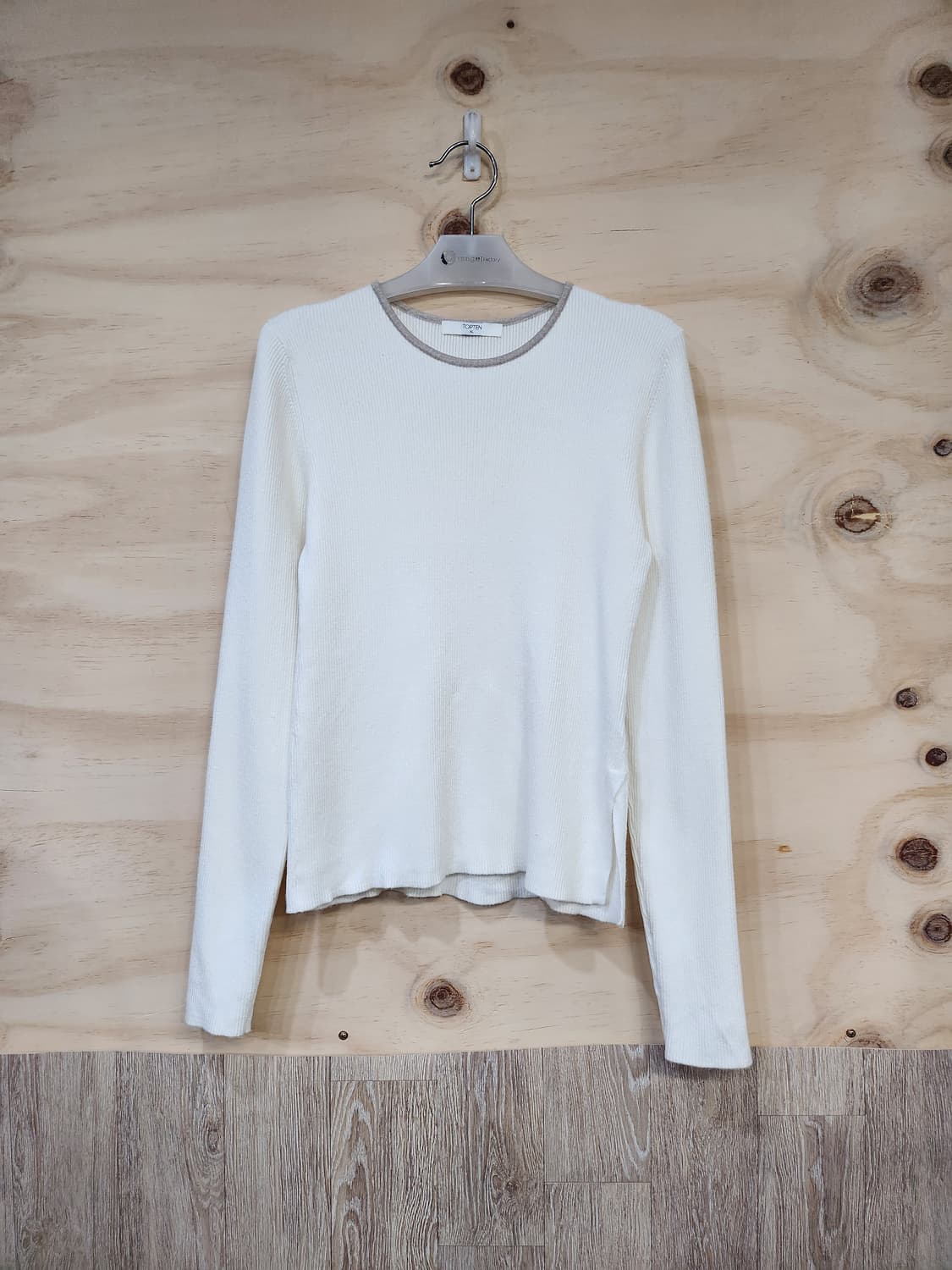 480) 탑텐 골지 니트 긴팔티 상품이미지1