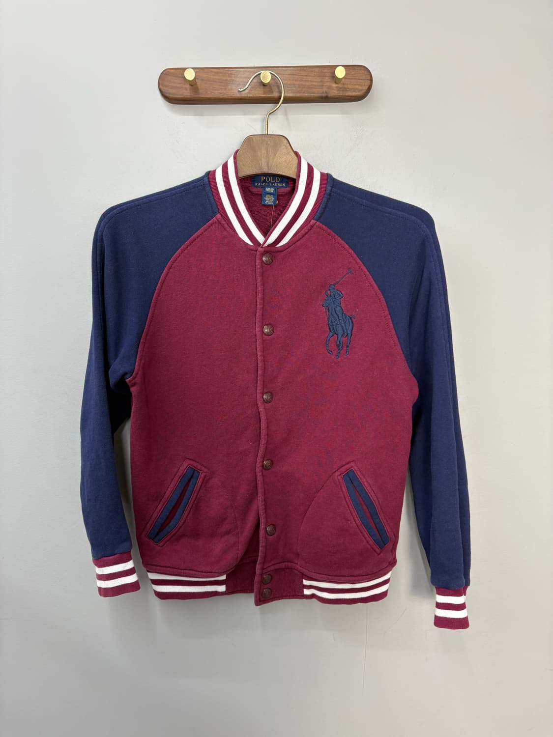 폴로랄프로렌 빅포니 배색 바시티 자켓 A3025 상품이미지2