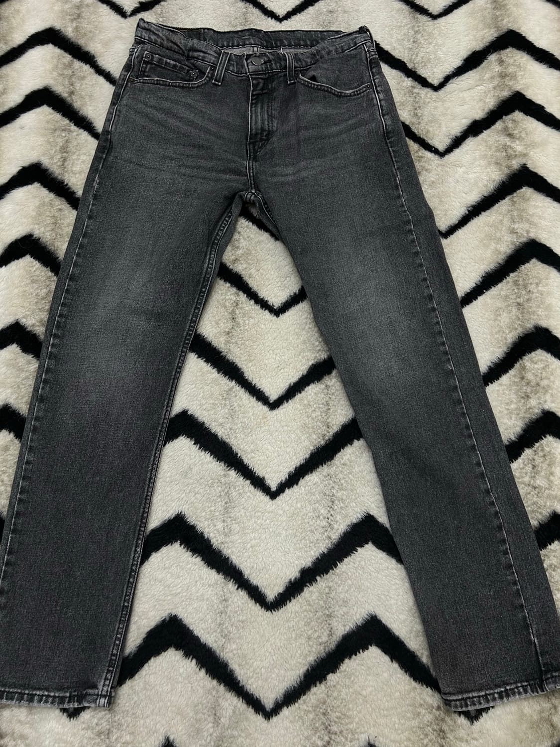 [32]리바이스502 테이퍼드핏 데님팬츠/흑청 상품이미지3