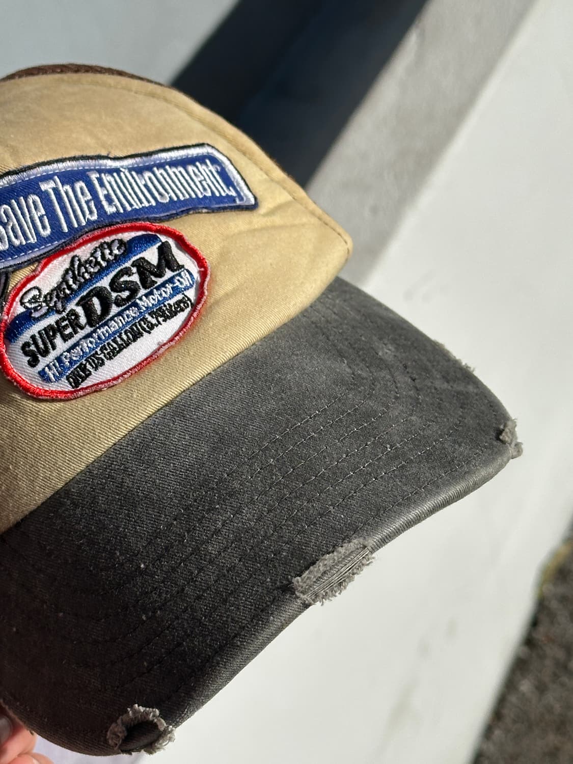 [F] 빈티지 패치워크 메쉬 볼캡 모자 상품이미지5