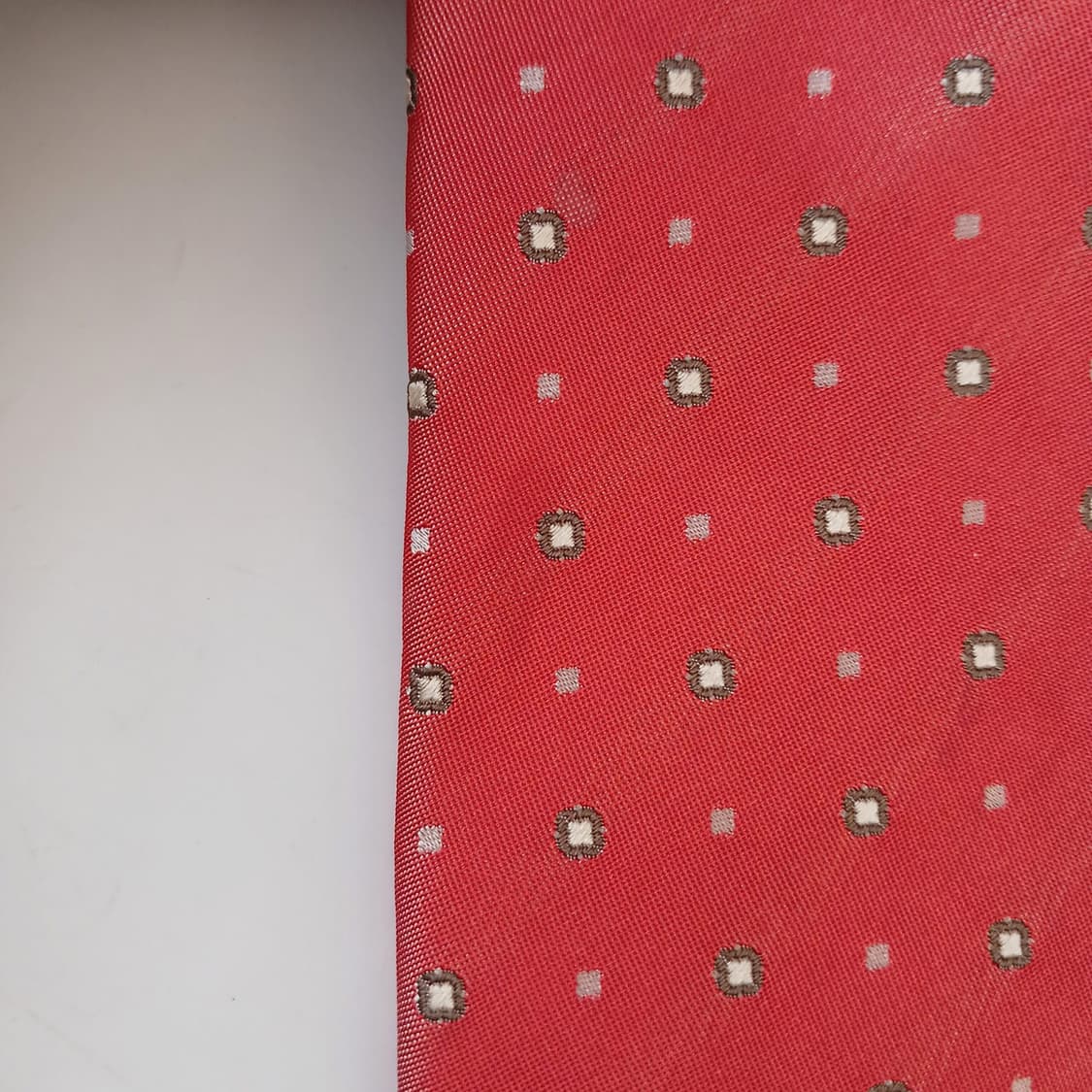 알테아 실크 오렌지 패턴 넥타이 9.2cm A등급 A19253
 상품이미지6