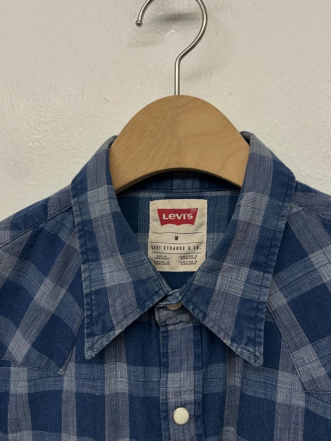 리바이스 체크 웨스턴 셔츠 상품이미지3