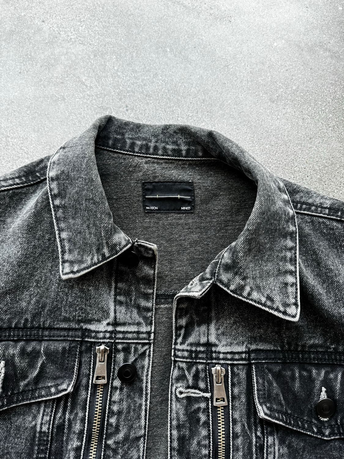 maison mined biker jacket M 상품이미지2