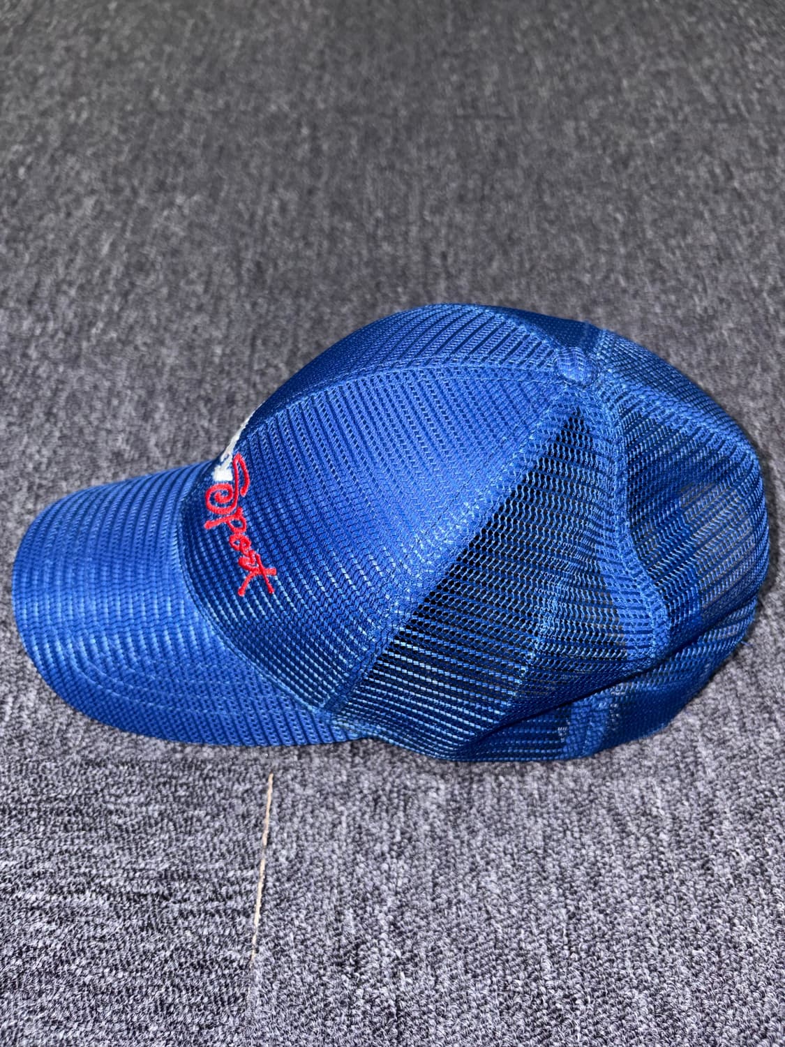 스투시 미드 뎁스 스포츠 메쉬 스냅백 블루 상품이미지2