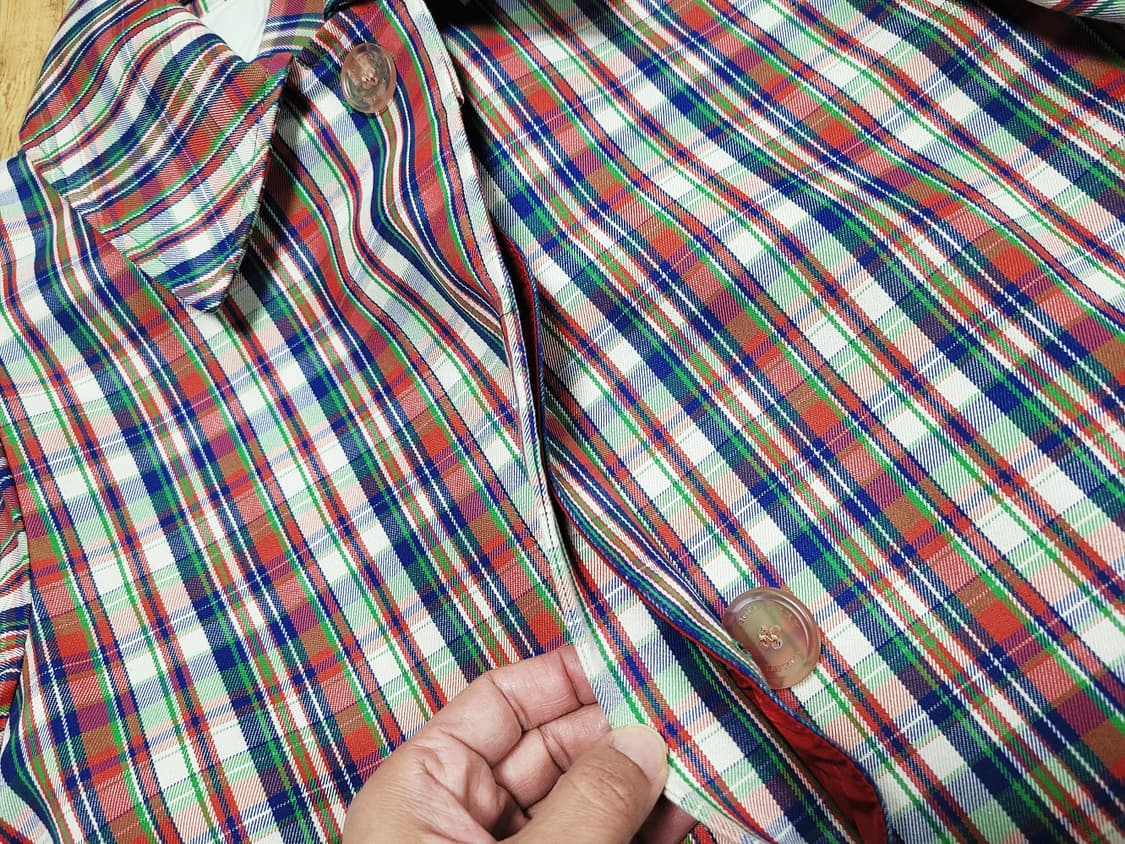 버버리(Burberry) 마이크로체크 실크블렌드 카코트 55-66 상품이미지7