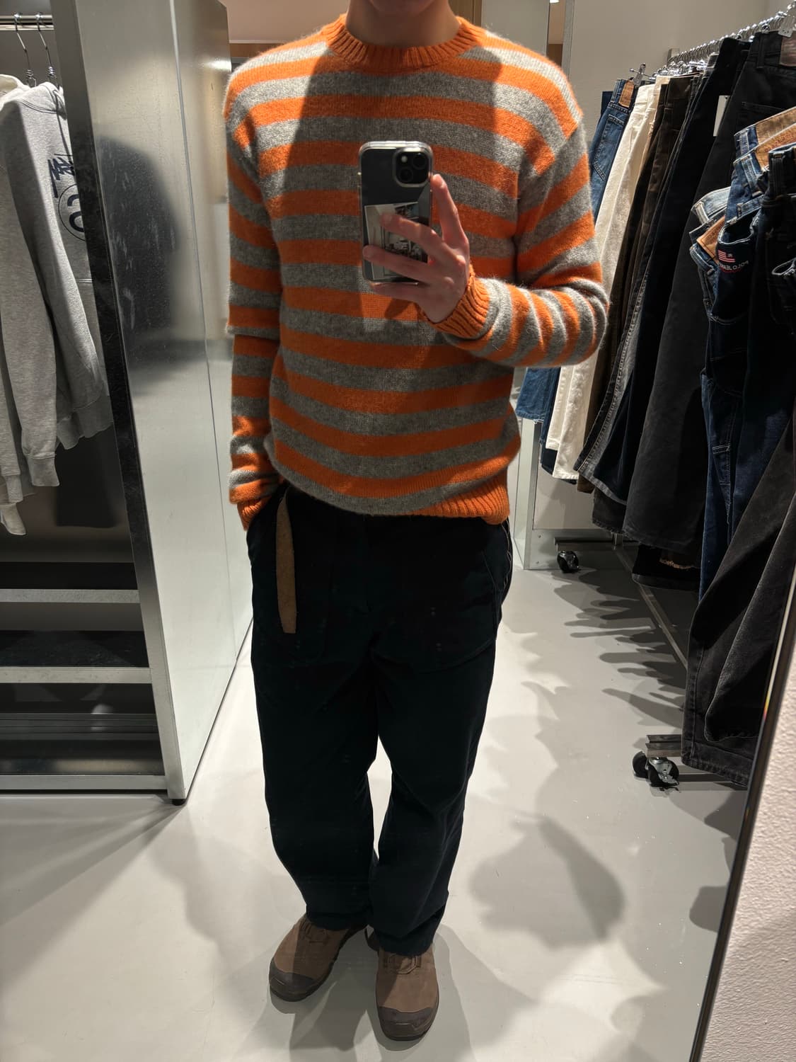 beams stripe knit 상품이미지1