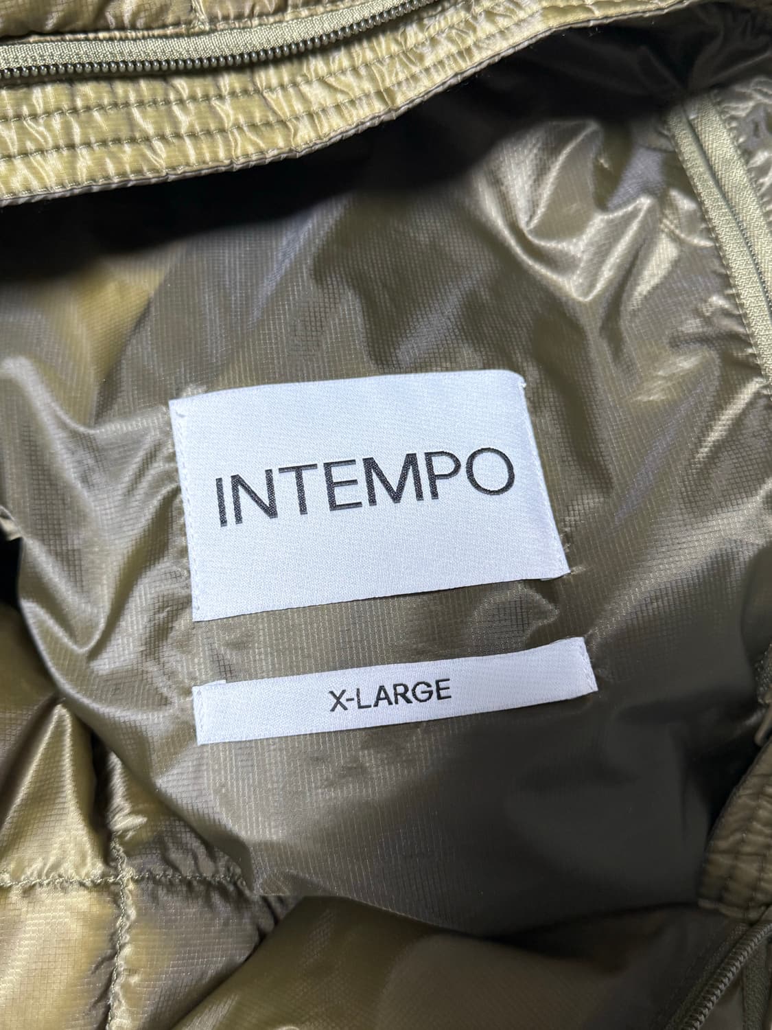 인템포무드 경량패딩 XL 카키 (아크틱 라이트 다운 재킷) 상품이미지5