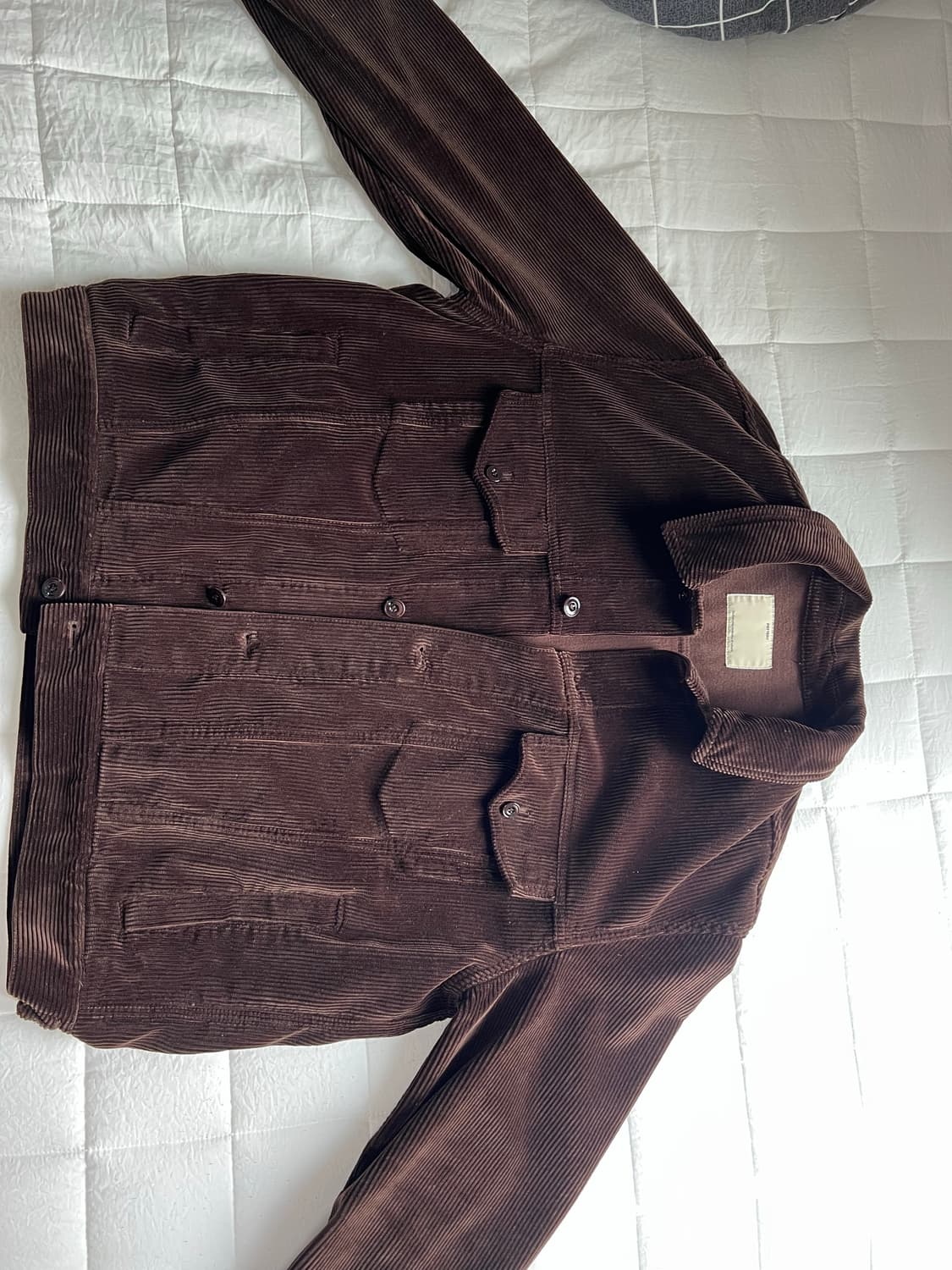 포터리 코듀로이 트러커 자켓 브라운 3사이즈 팝니다. 상품이미지1