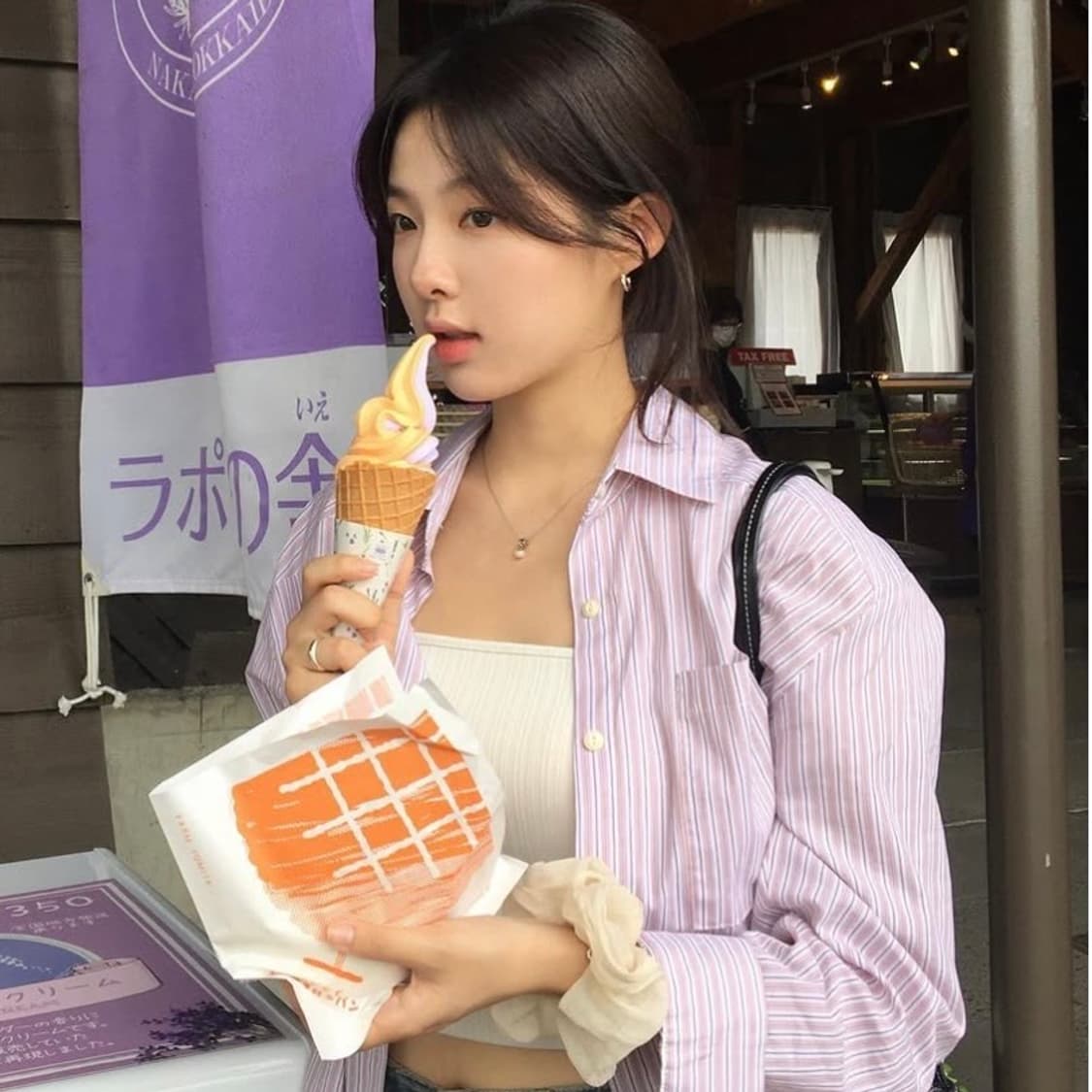 아워캐비넷 mix stripe shirts 상품이미지1