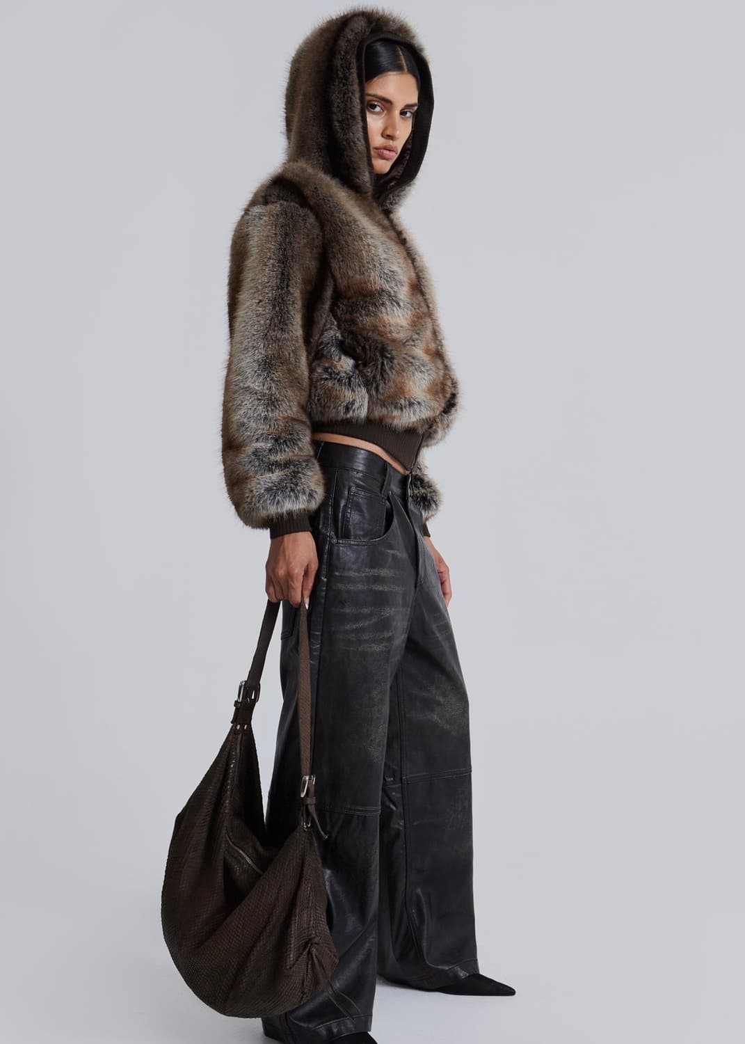 제이디드런던 Ash Faux Leather 콜로수스 트라우저 상품이미지4