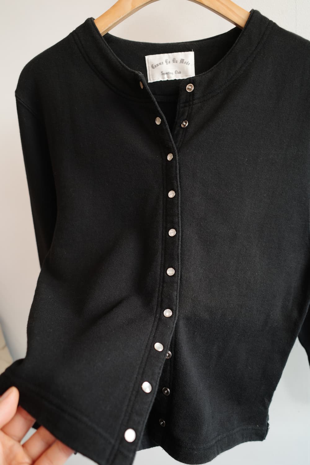 COMME CA DU MODE 스냅 가디건  상품이미지3