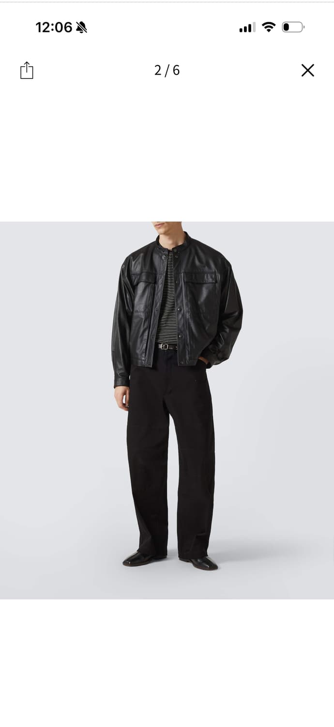 르메르 소프트 레더 블루종,가죽자켓 25ss L사이즈 삽니다 상품이미지1