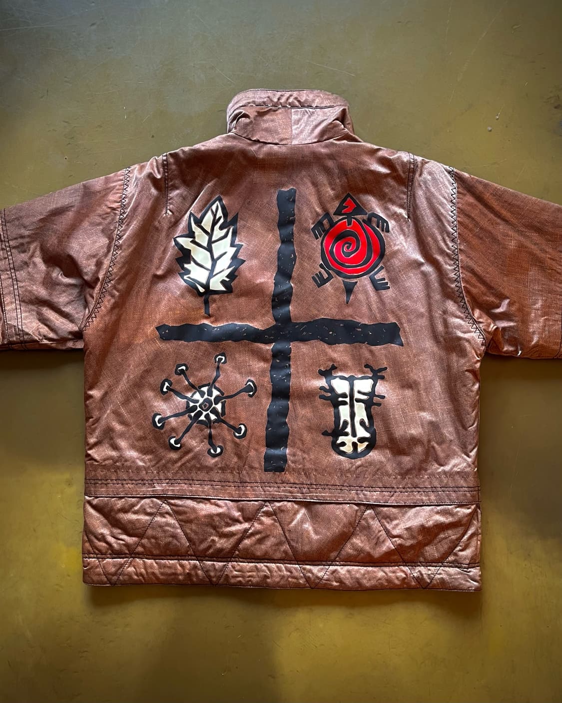 1980-90s CREACT Native Graphic Anorak 상품이미지10