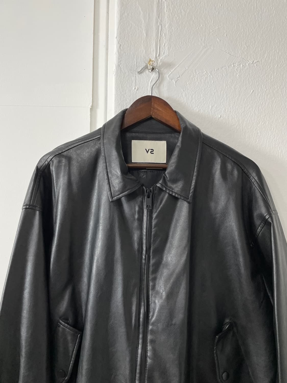 브이투 V2 비건 레더 자켓 상품이미지6