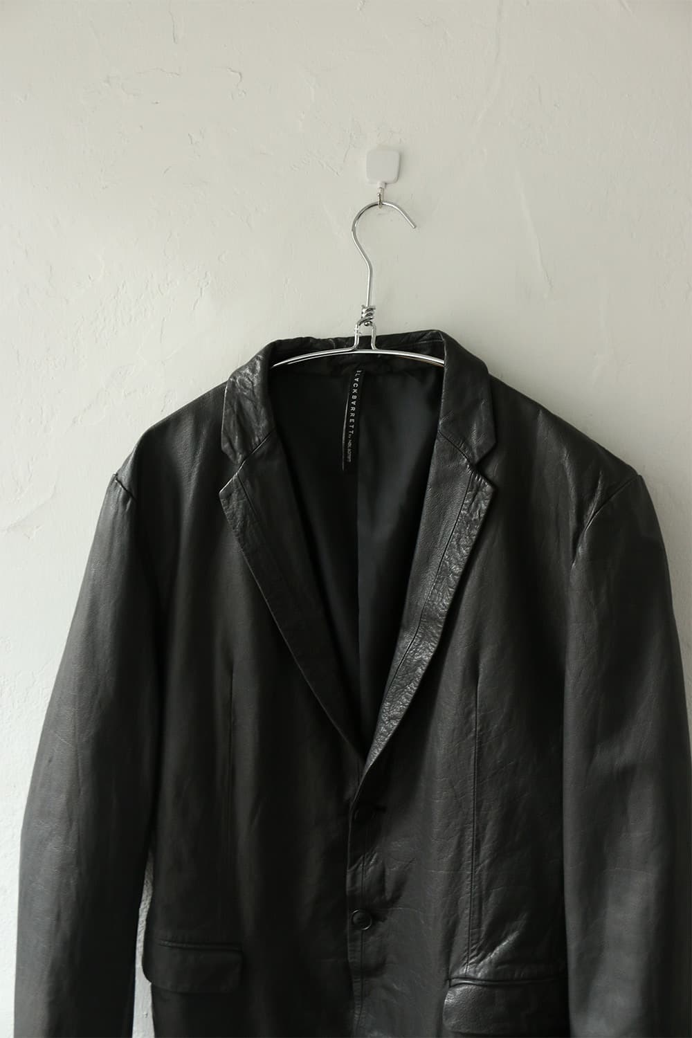블랙바렛 레더 블레이저  상품이미지4