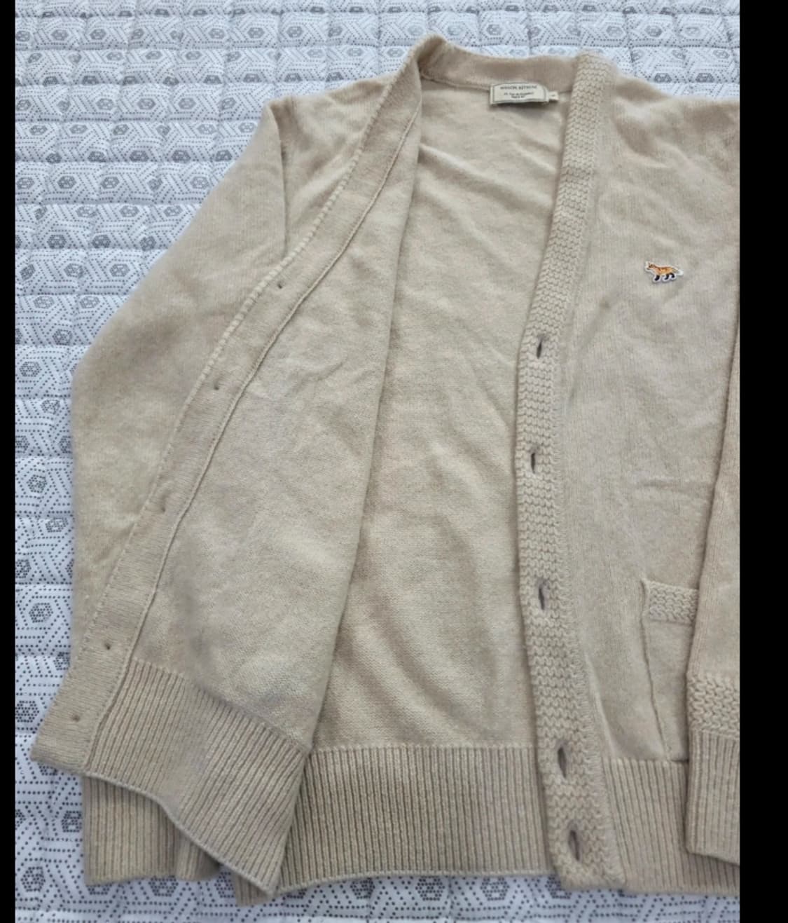 메종키츠네 폭스 패치 가디건 95 상품이미지4