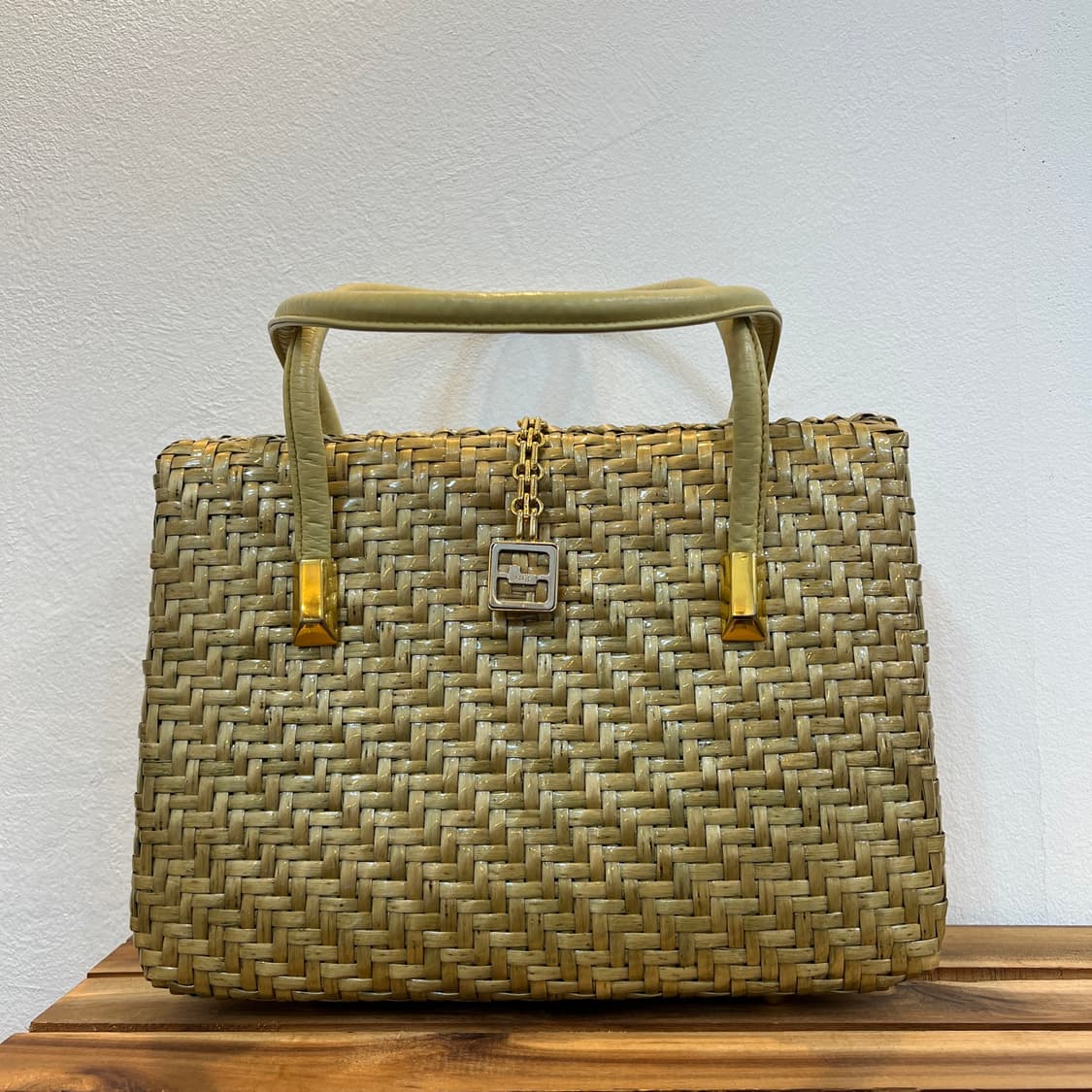 Lancel 라탄 핸드백 상품이미지1