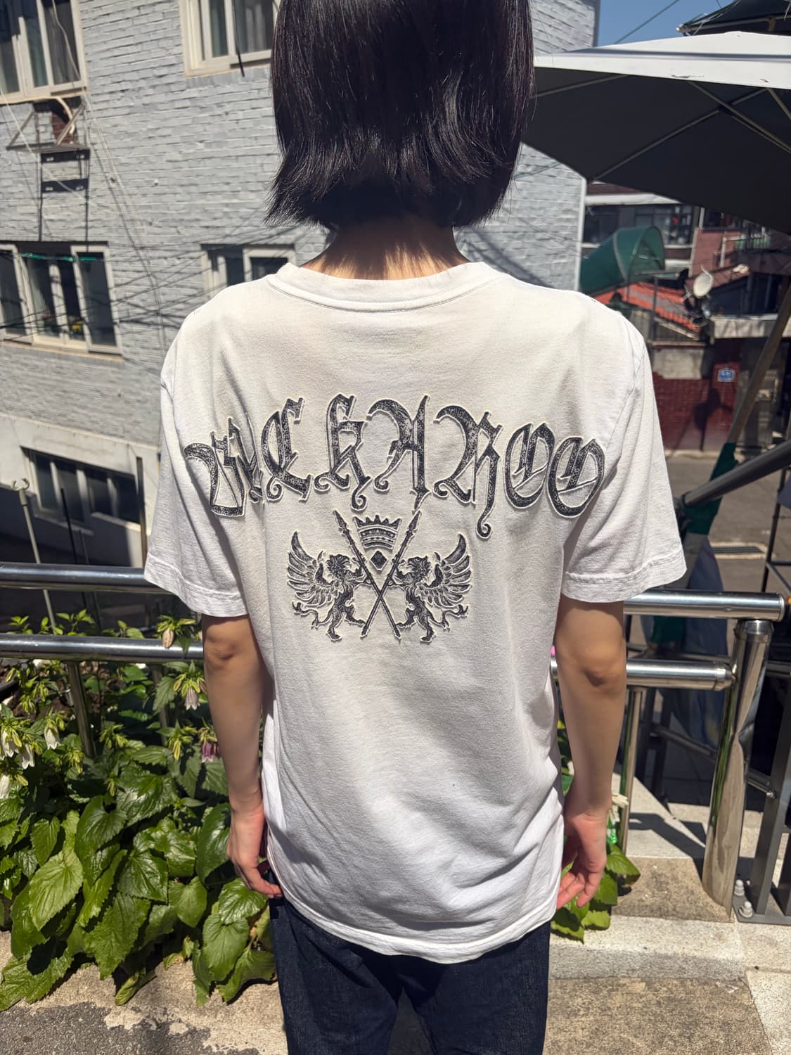 Buckaroo 스컬 윙 그래픽 티셔츠 M 상품이미지4