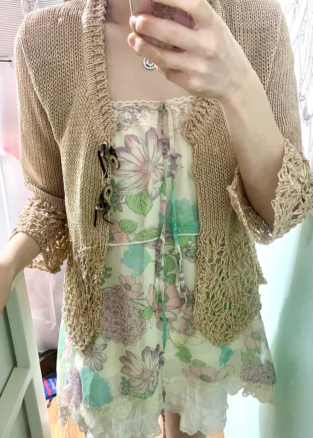 모리걸 여름 크로쉐 가디건 상품이미지4