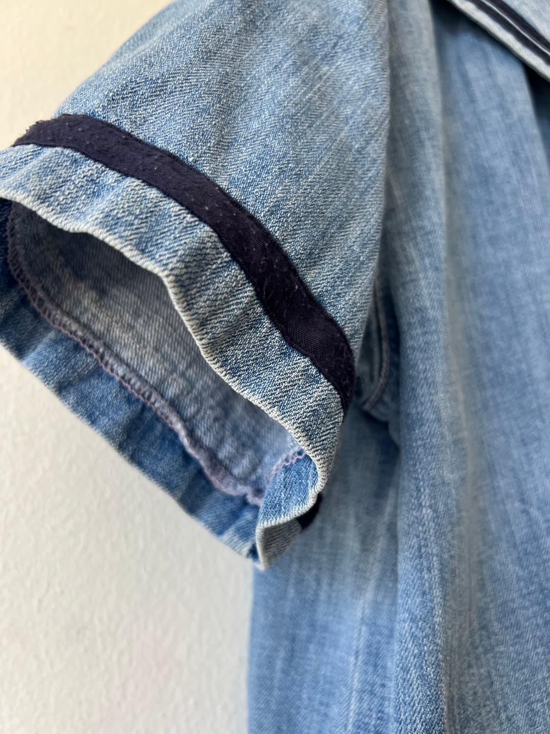 에스제이와이피 SJYP 여성 데님 세일러카라블라우스 상품이미지4