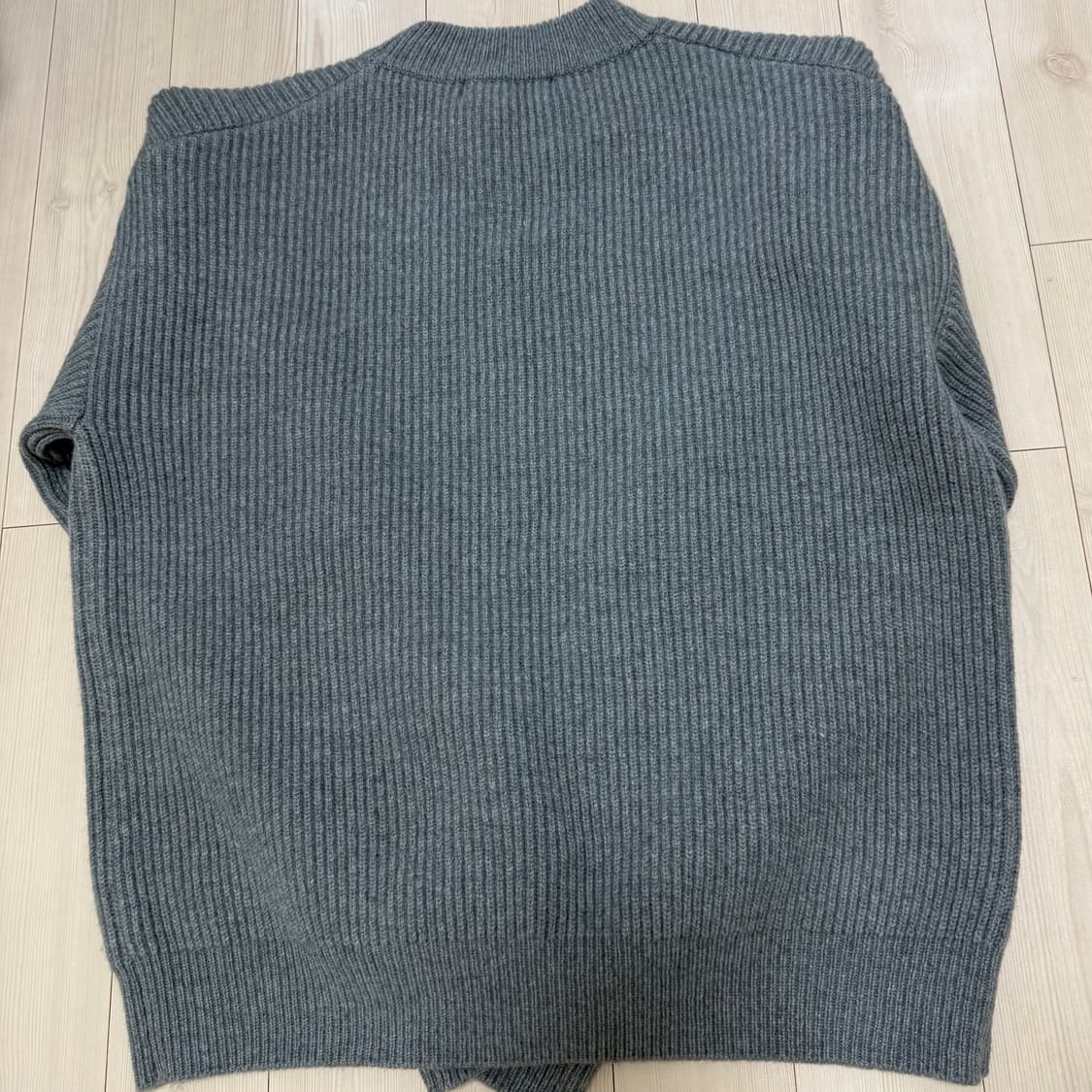 골지 울니트100_블루 (남성46) 상품이미지7