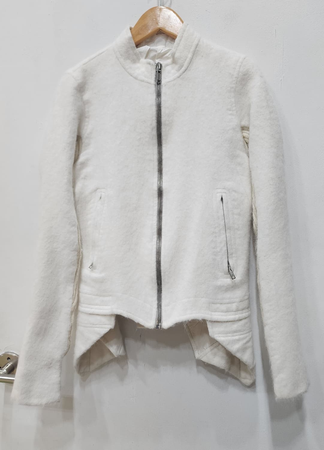 릭오웬스 앙고라 니트집업 이태리42 상품이미지4