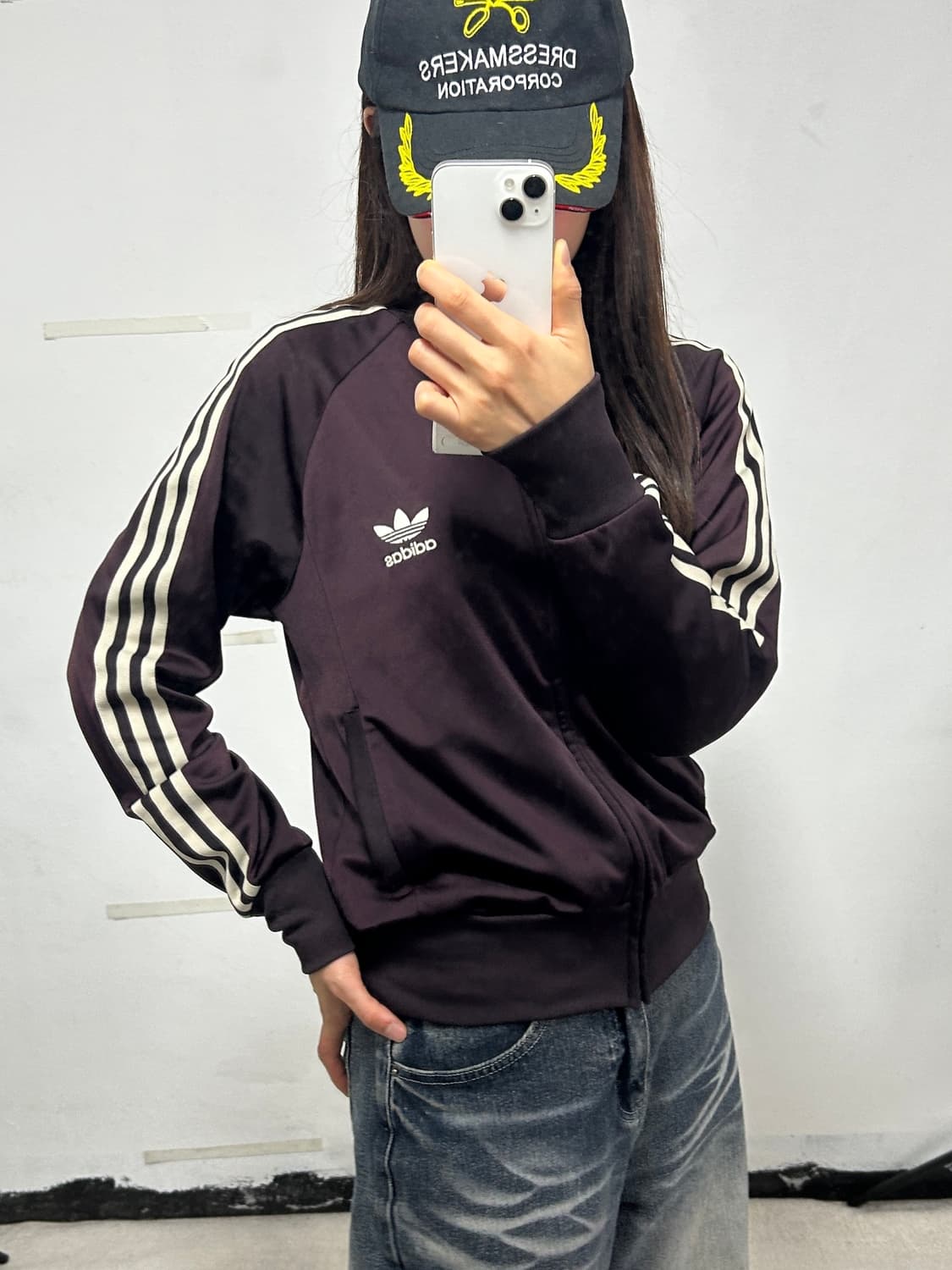 아디다스 트레포일 로고 초코 브라운 슈퍼스타 져지 상품이미지2