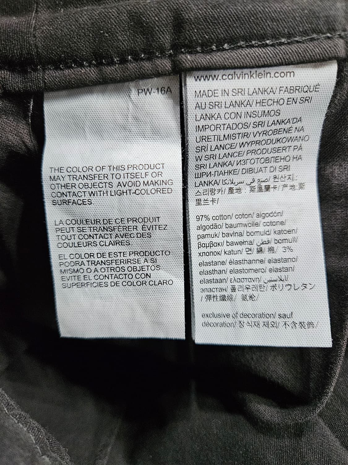 캘빈클라인 진스 블랙차콜 남성 허리 29~30 카고 조거팬츠  상품이미지9