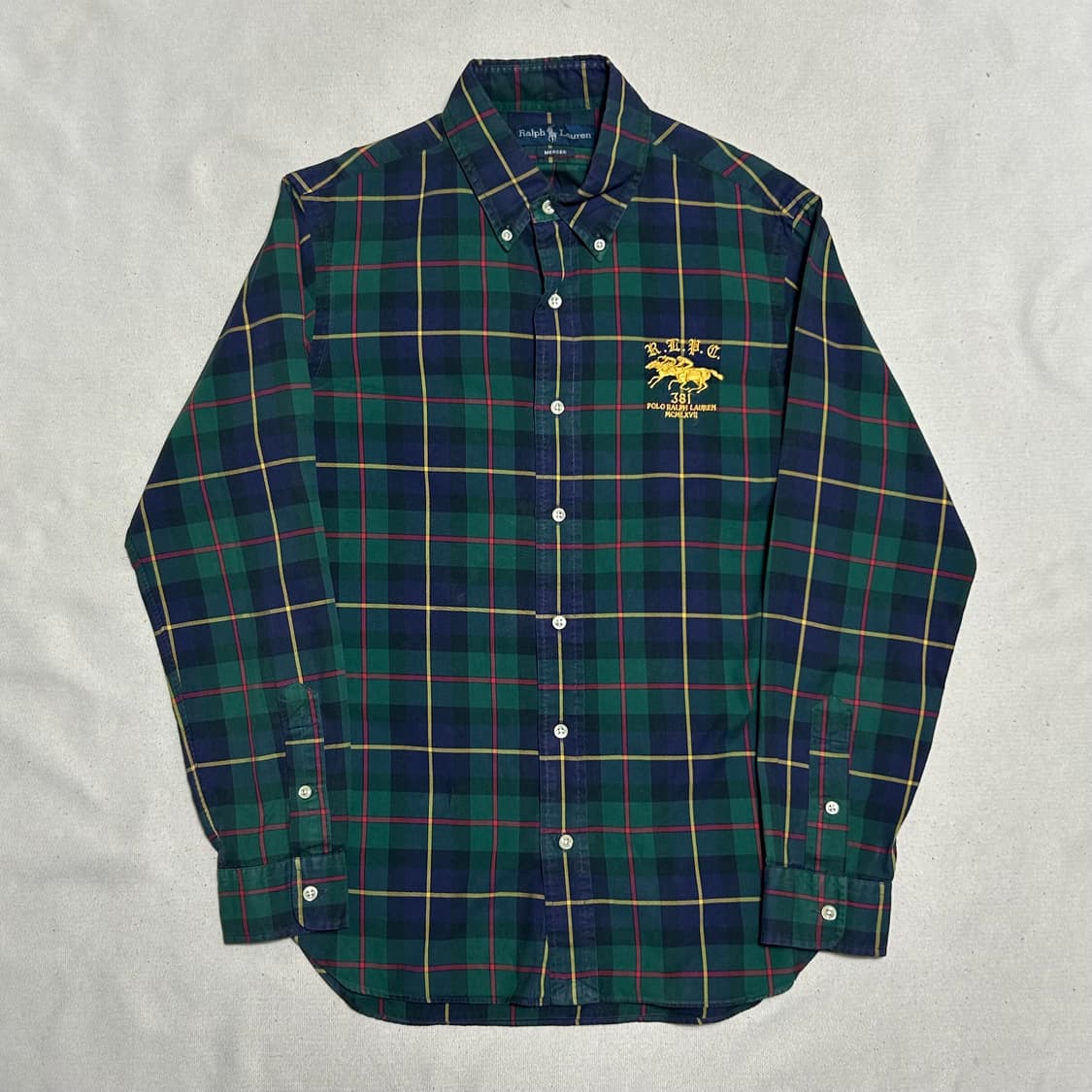 M 폴로랄프로렌 Mercer Club 체크 코튼 셔츠 상품이미지2