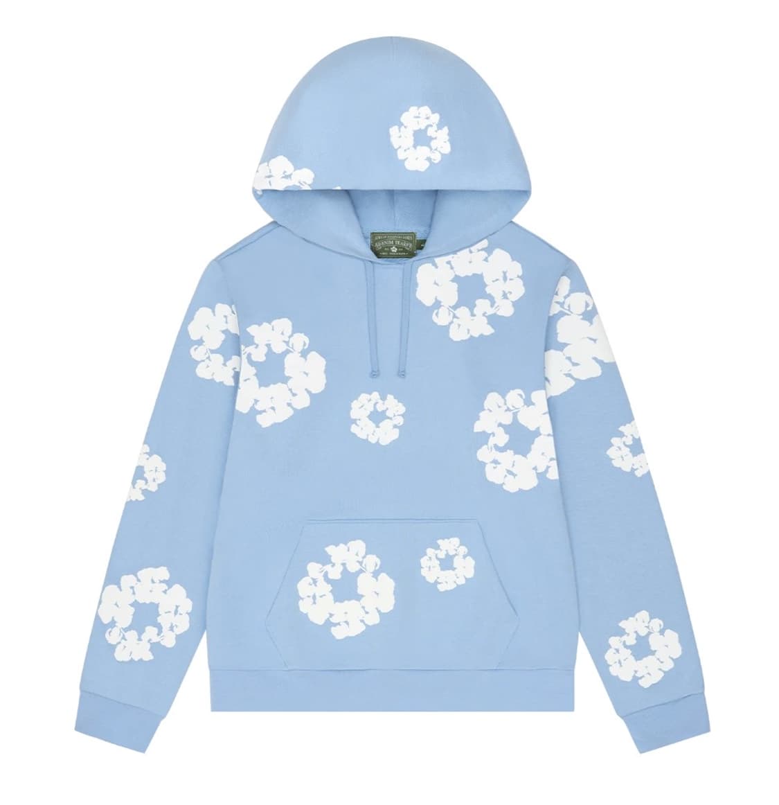 데님티어스 라이트블루 후드티 S 상품이미지1