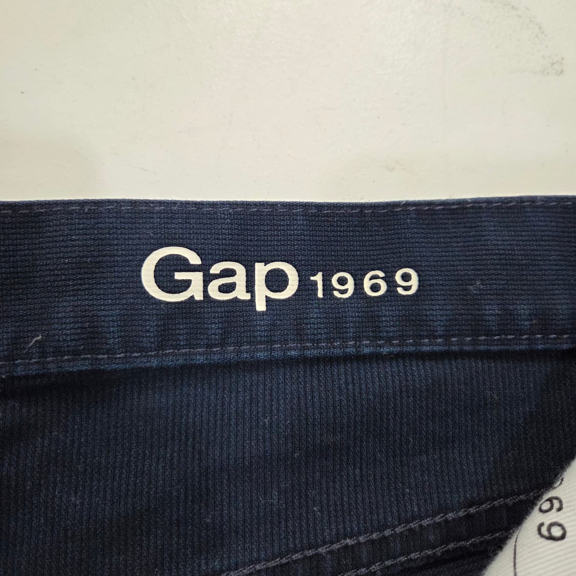갭 슬림핏 네이비 코튼팬츠 32/30 상품이미지5