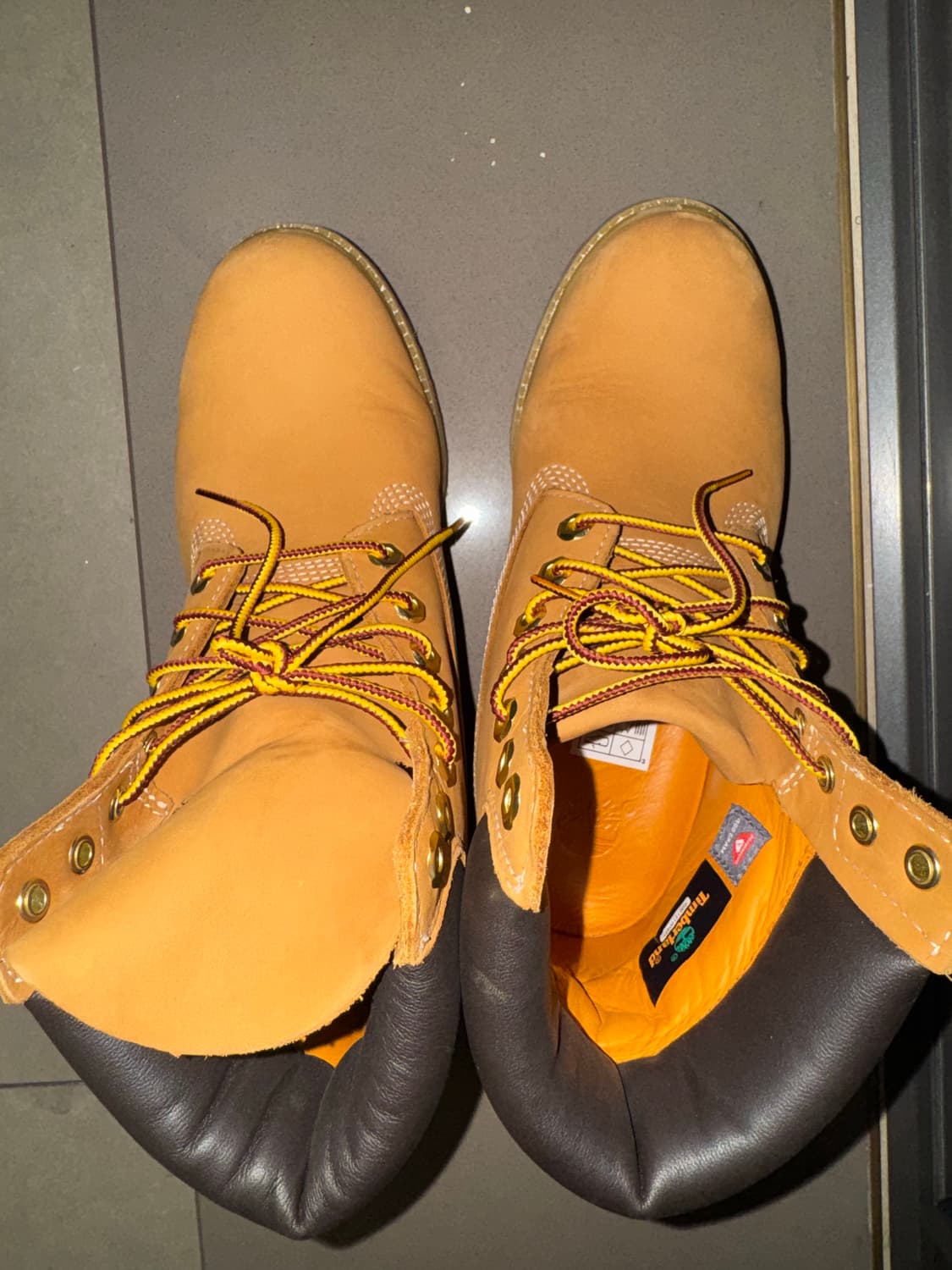 팀버랜드 프리미엄 6인치 워터프루프 부츠 위트 누벅 - 와이드 상품이미지1